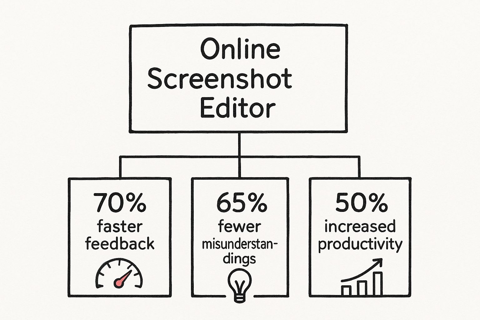 Infographic about online screenshot editor