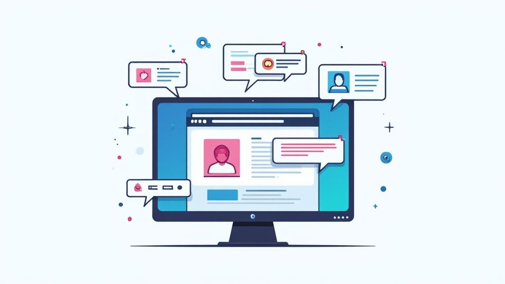 A polished screenshot of a software interface, enhanced with a browser frame, annotations, and a clean background using GrabShot.io.