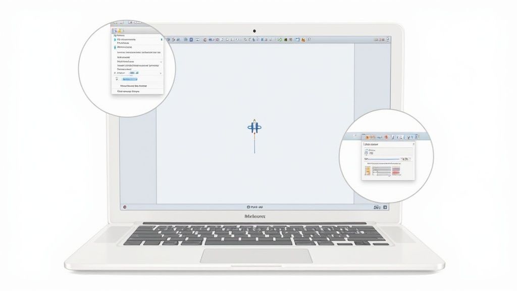 A screenshot from GrabShot.io showing its user interface for beautifying screenshots with backgrounds, shadows, and rounded corners.