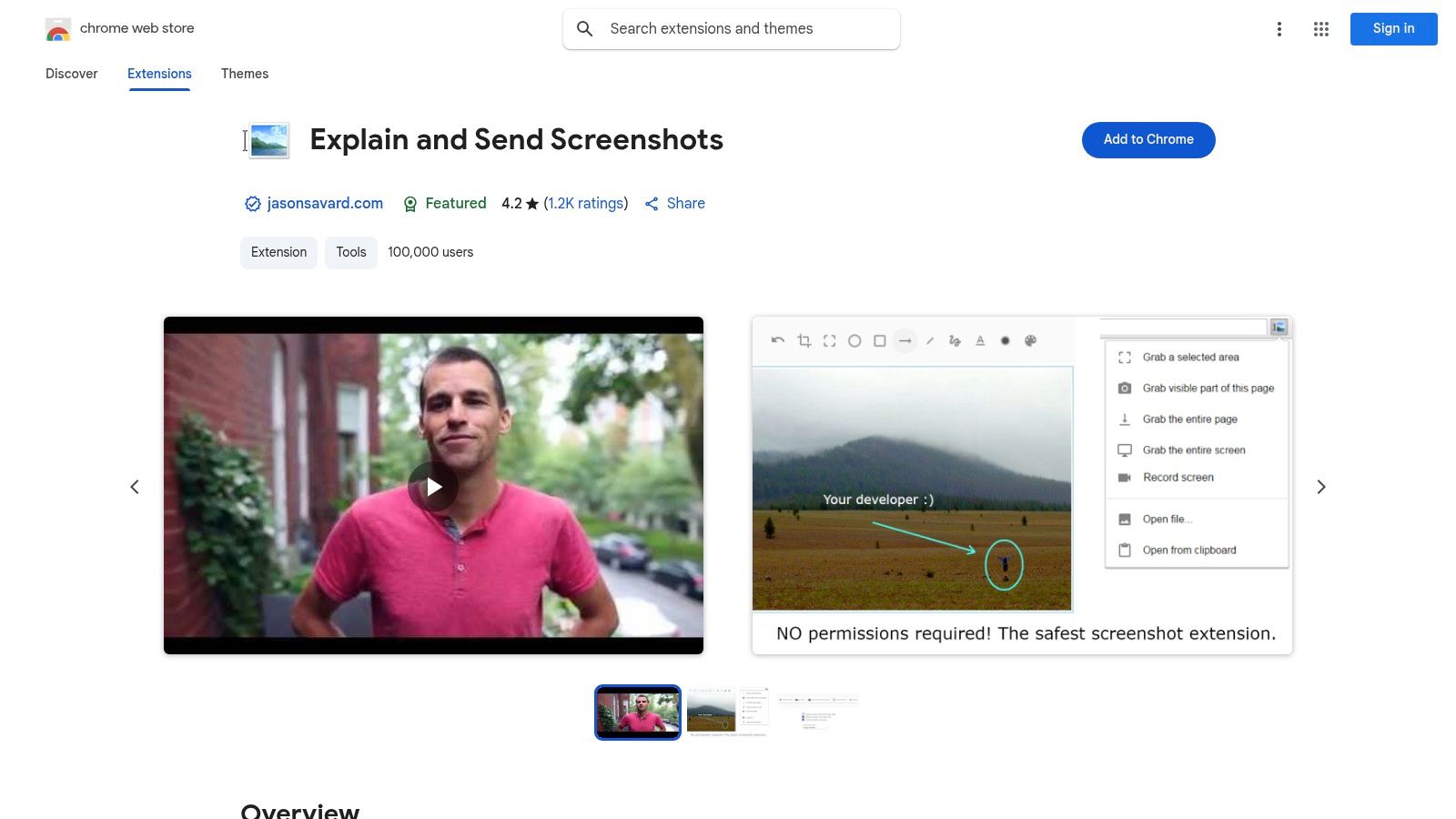 Explain and Send Screenshots