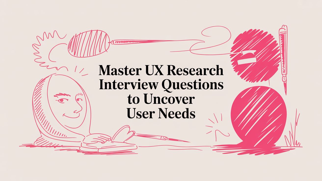 Master ux research interview questions to uncover user needs ...