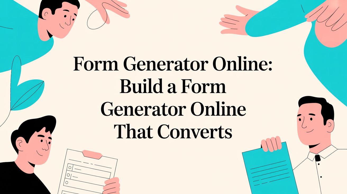 Form Generator Online: Build a form generator online that converts ...