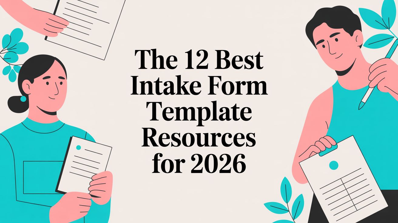 The 12 Best Intake Form Template Resources for 2026 | Formbot Blog