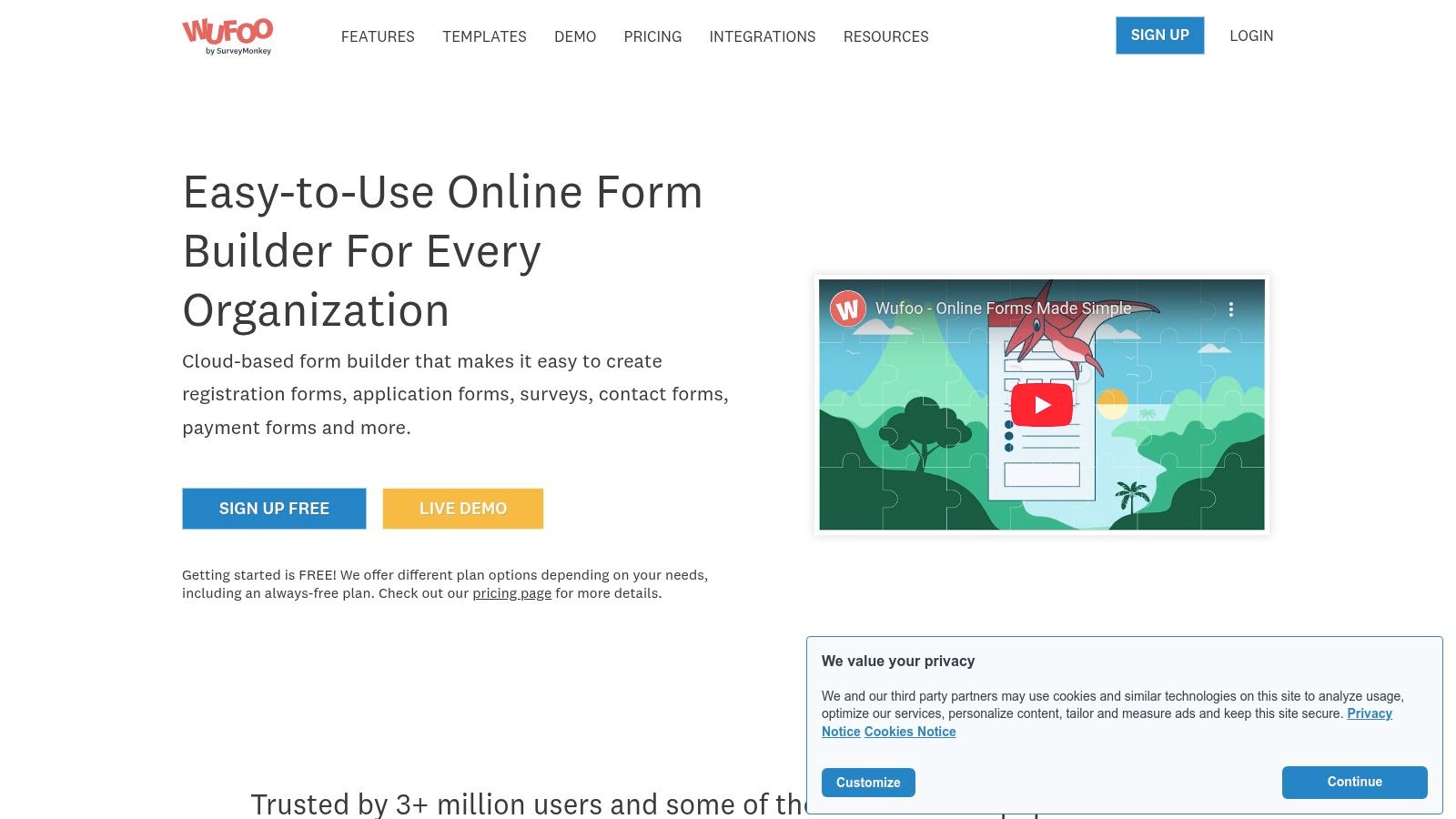 Wufoo (by SurveyMonkey)