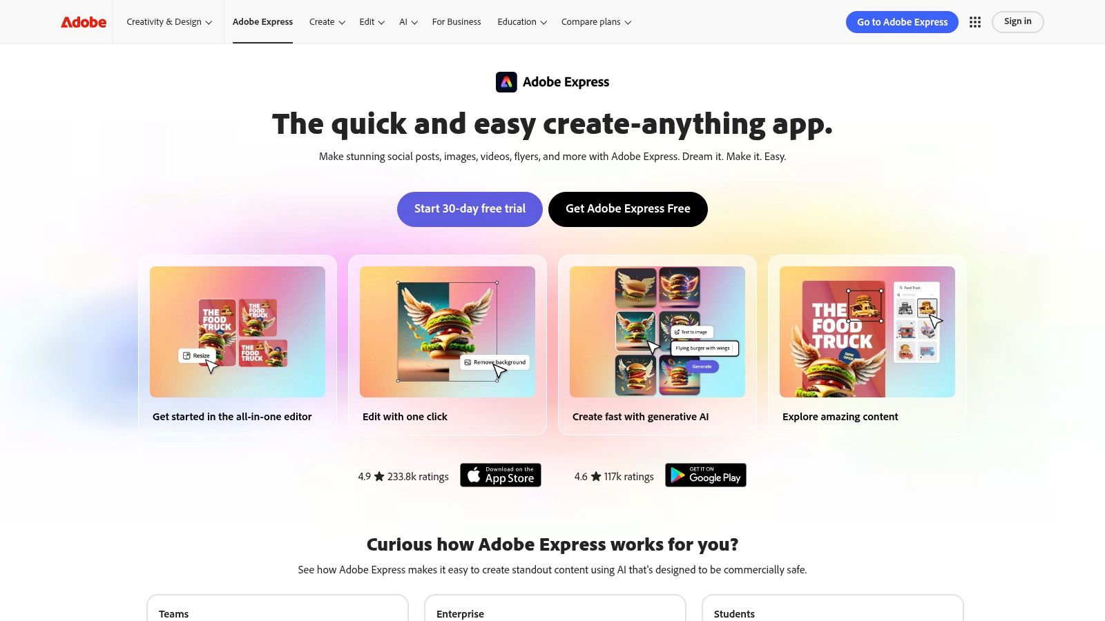 Adobe Express (formerly Adobe Spark)