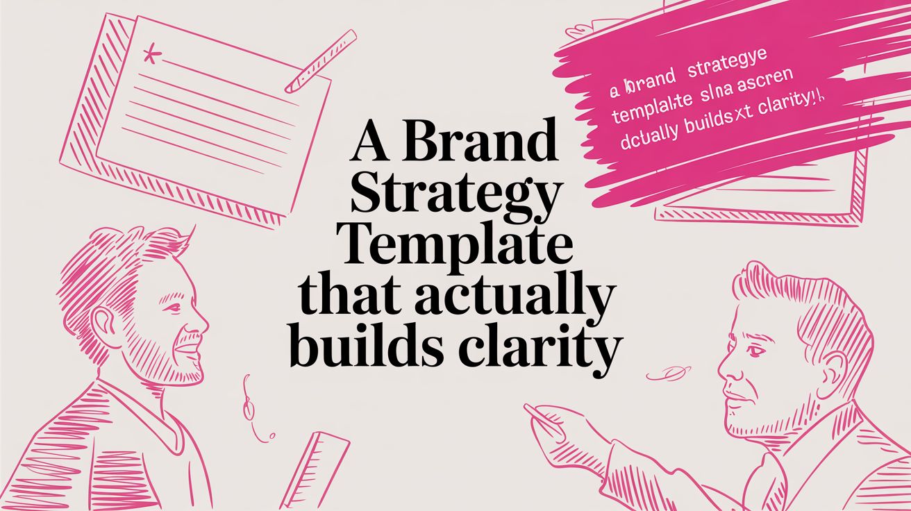 A Brand Strategy Template That Actually Builds Clarity