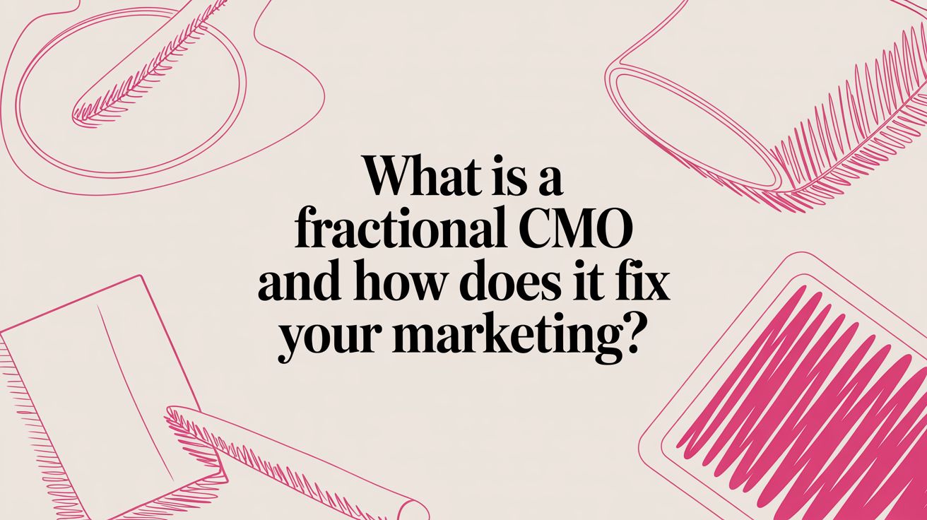 What is a Fractional CMO and How Does It Actually Fix Your Marketing?