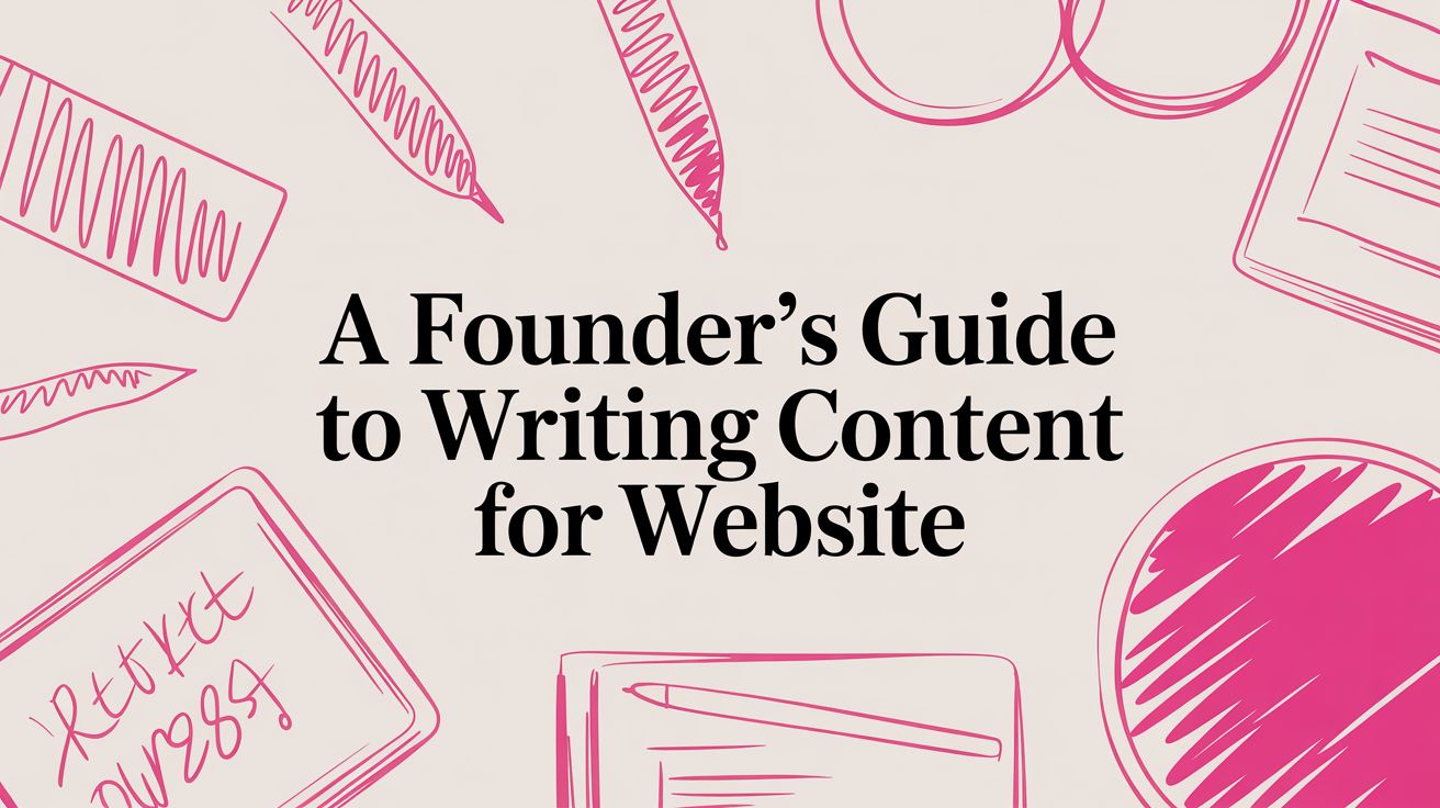 How to Write Website Content When You're Not a Writer