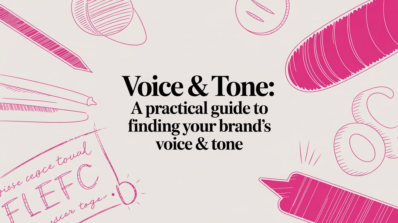 Voice & Tone: The Founder's Guide to Sounding Like You Actually Mean It