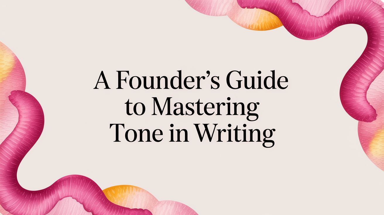 A Founder’s Guide to Mastering Tone in Writing