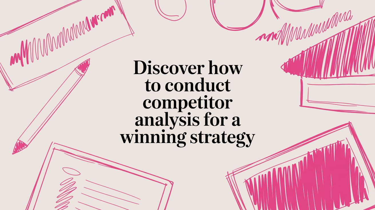 How to conduct competitor analysis when you don't know where to start