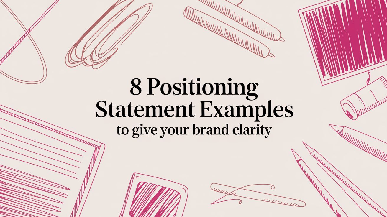 8 Positioning Statement Examples to Give Your Brand Clarity