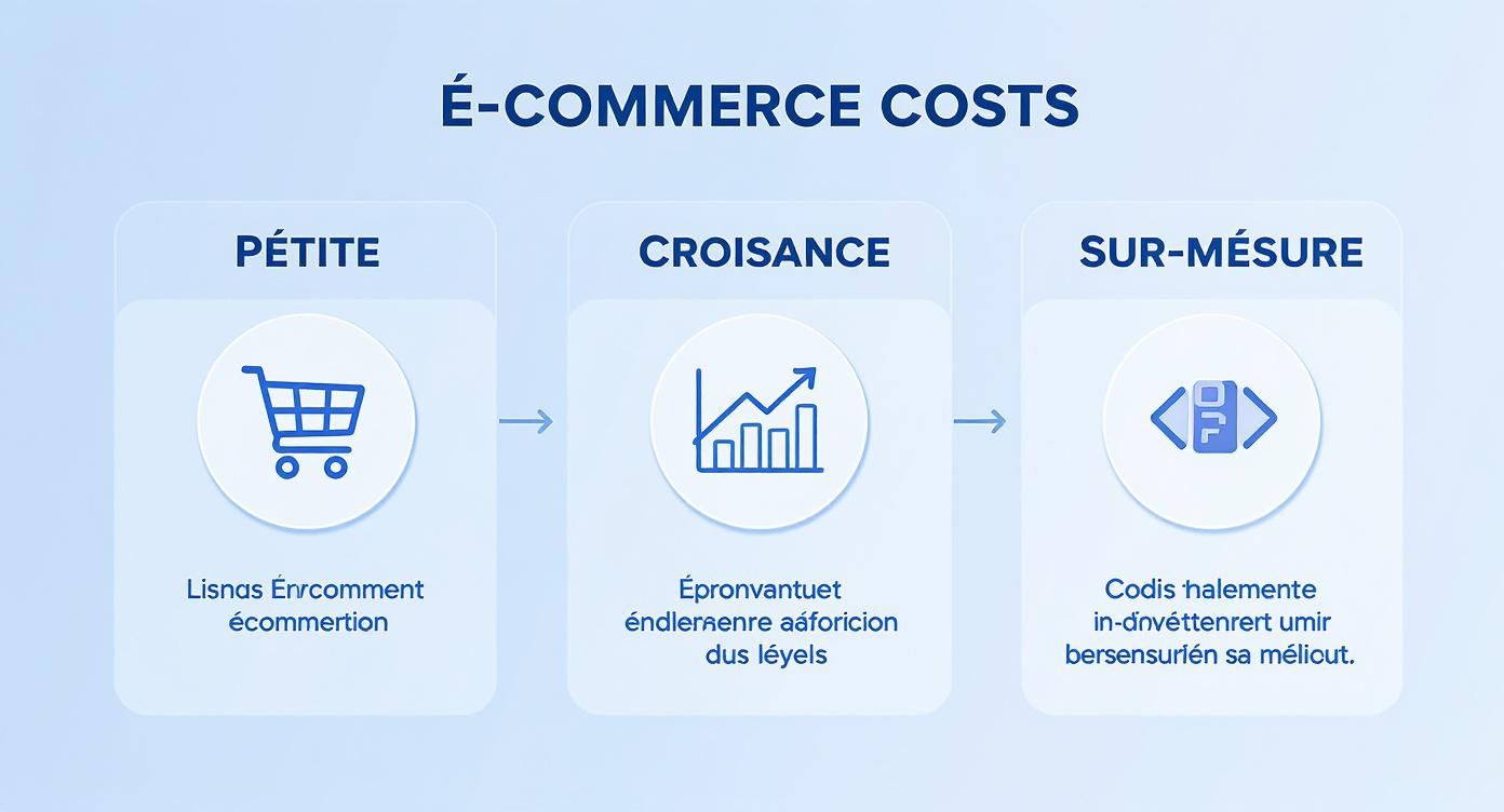 Infographic about prix d'un site web