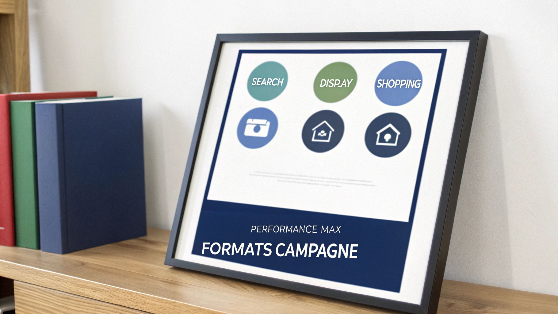 Person selecting different digital ad formats on a screen
