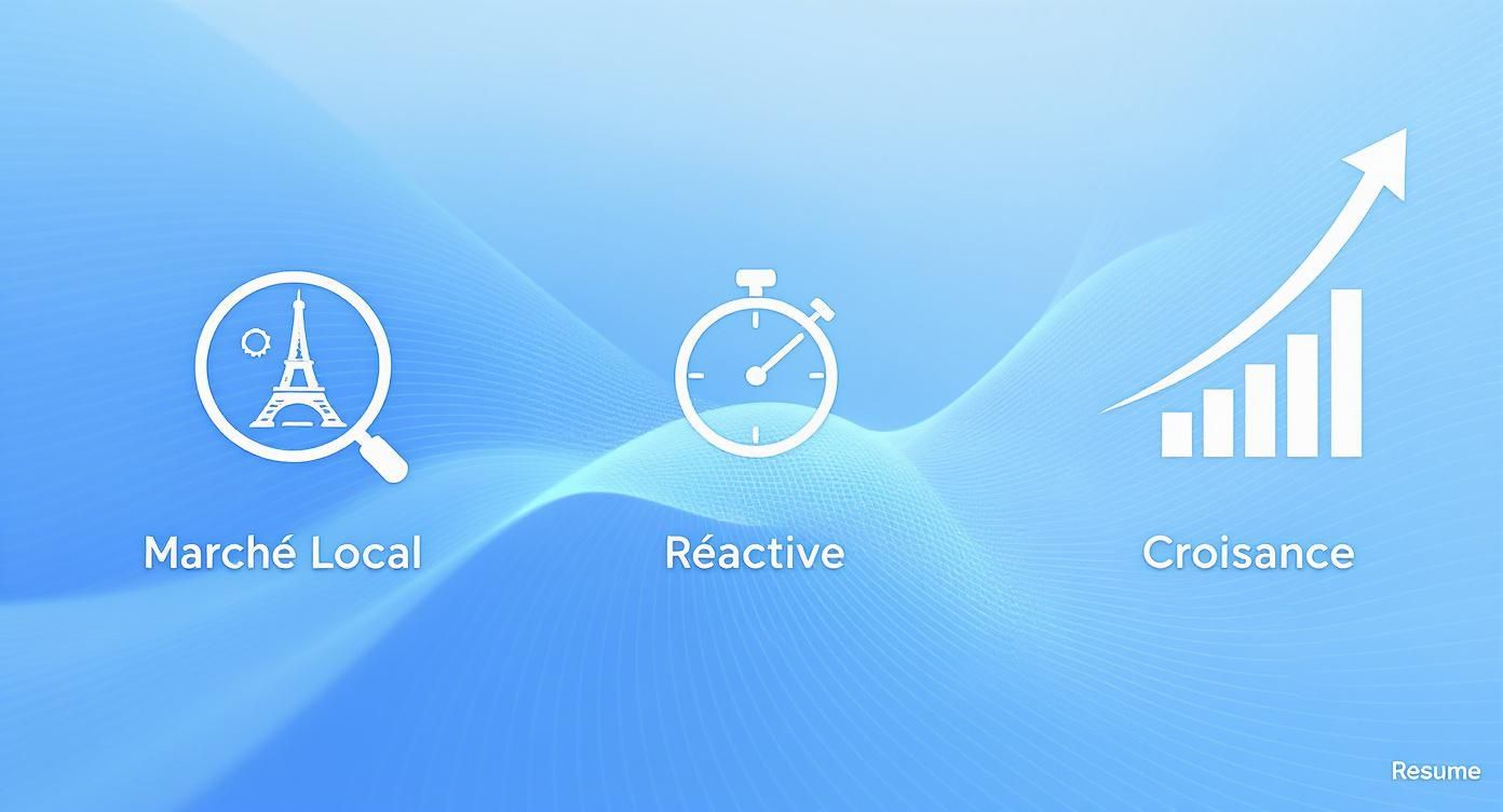 Infographic about agence marketing digital paris