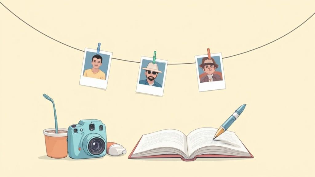 Photo Booth Guest Book or Scrapbook Station