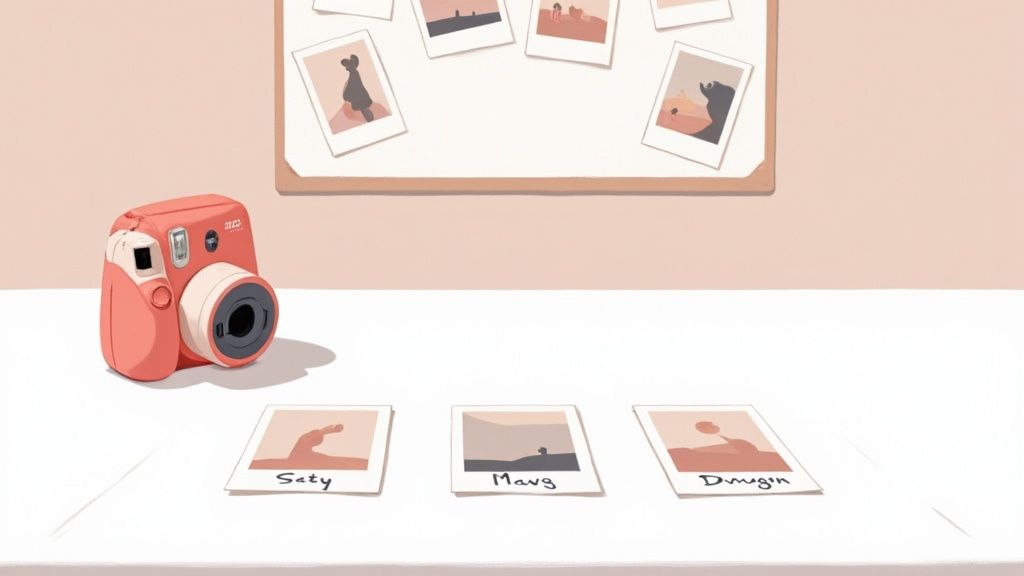 Polaroid Guest Book