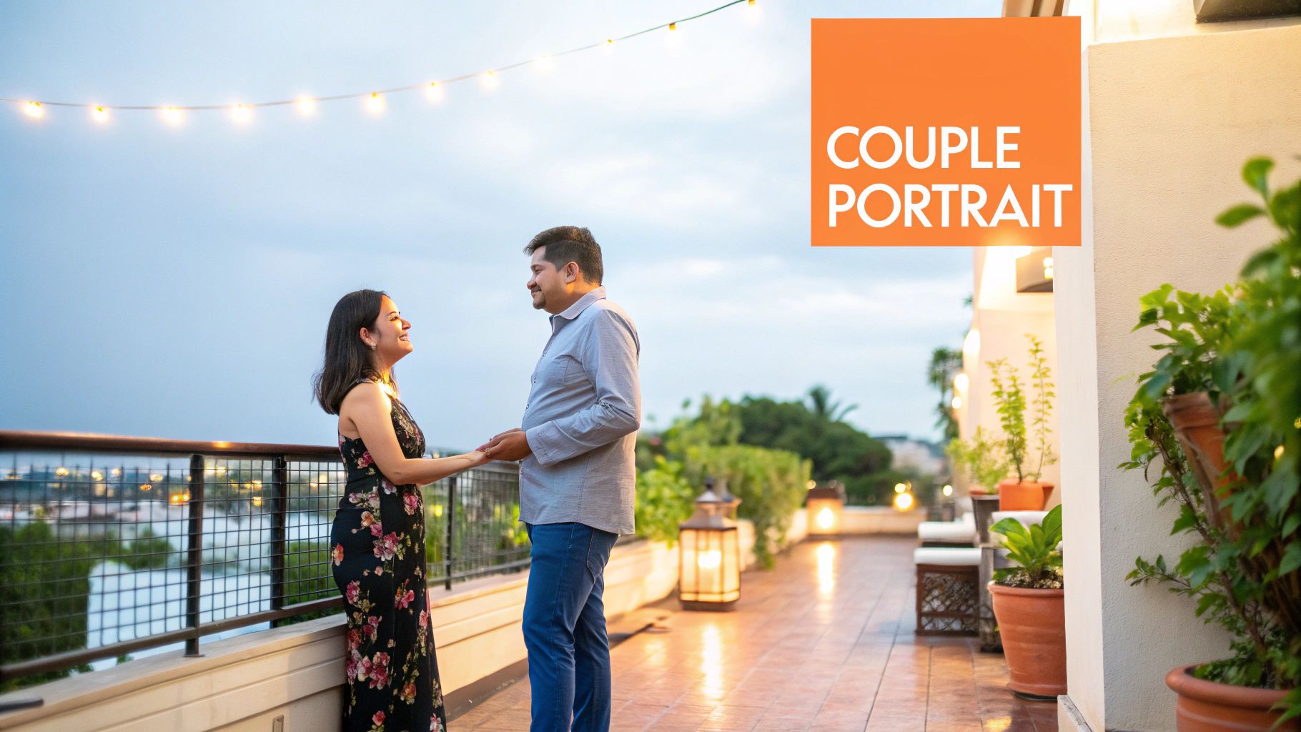 A bride and groom sharing an intimate moment in a scenic, sunlit location.