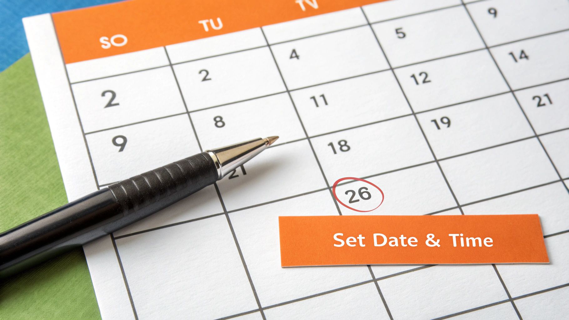Set Date, Time, and Duration
