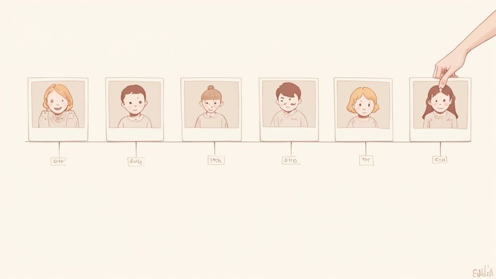 Timeline Photo Wall