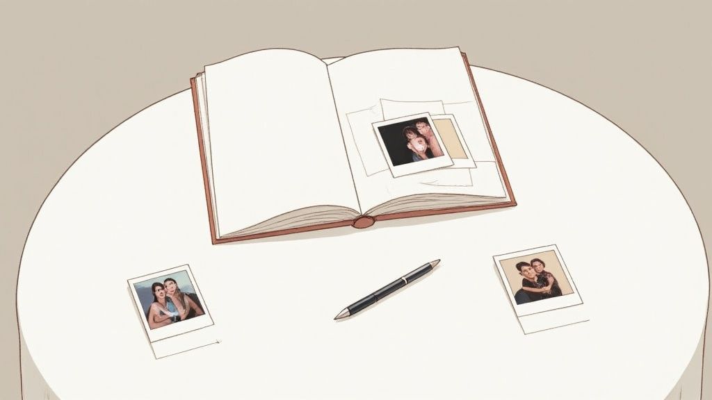 Polaroid Guest Book