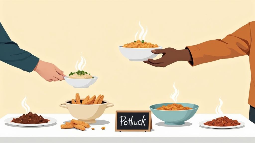 DIY Catering or Potluck Reception