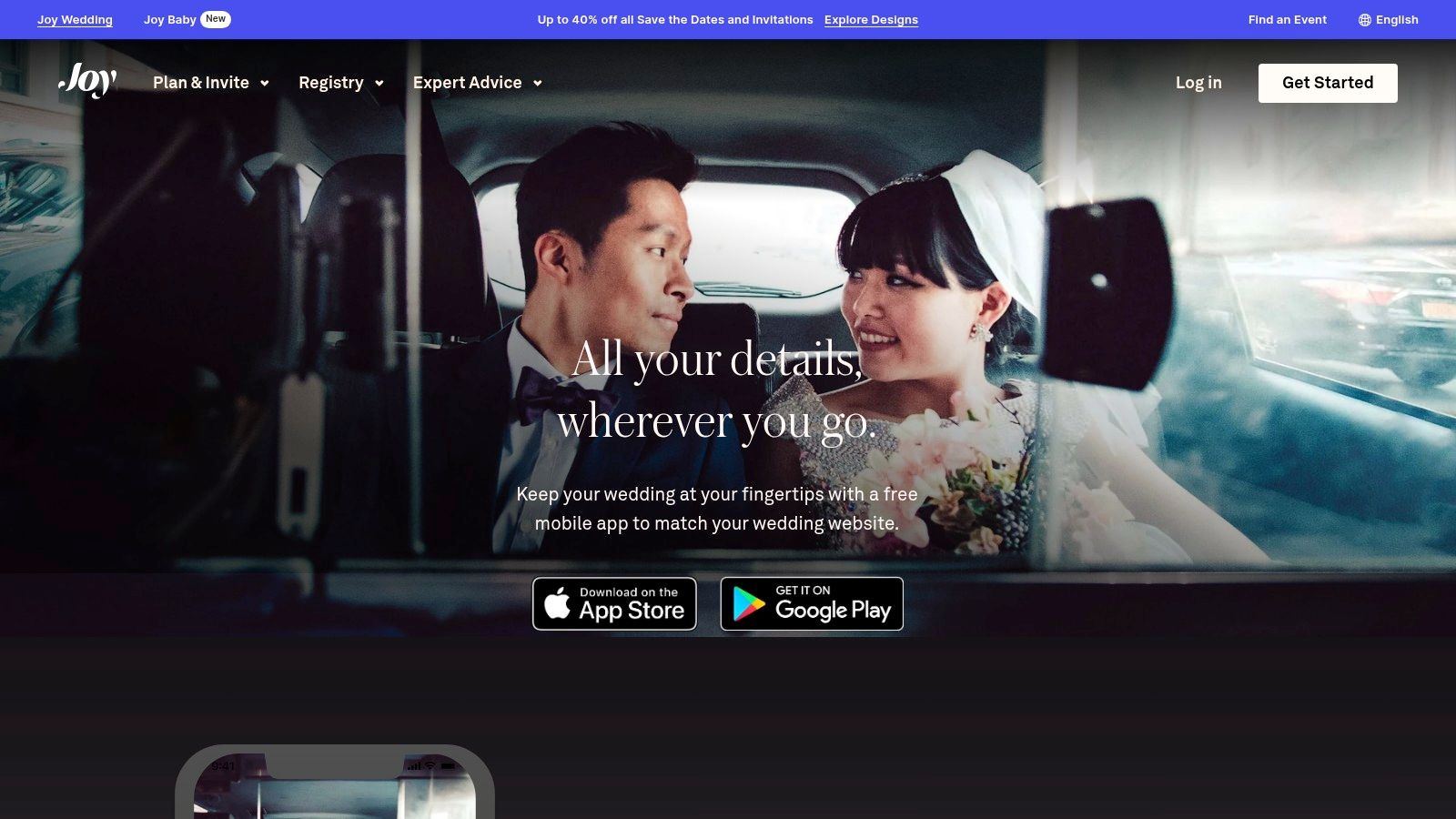 Joy (WithJoy) – Wedding Planner, Website, and App