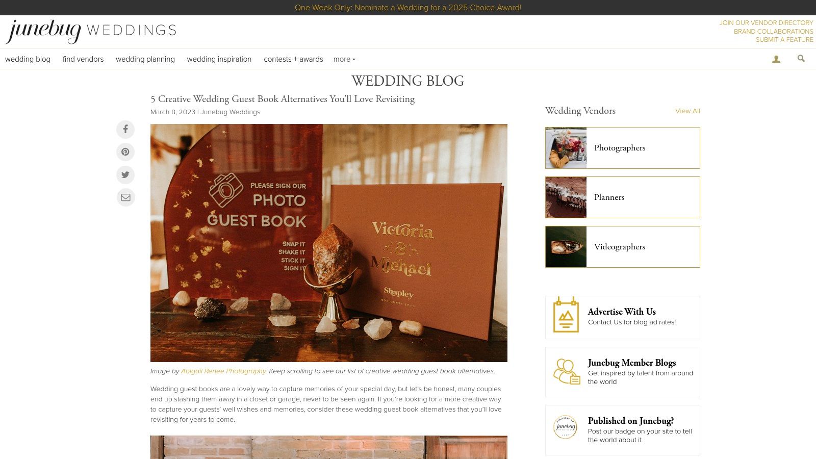Junebug Weddings