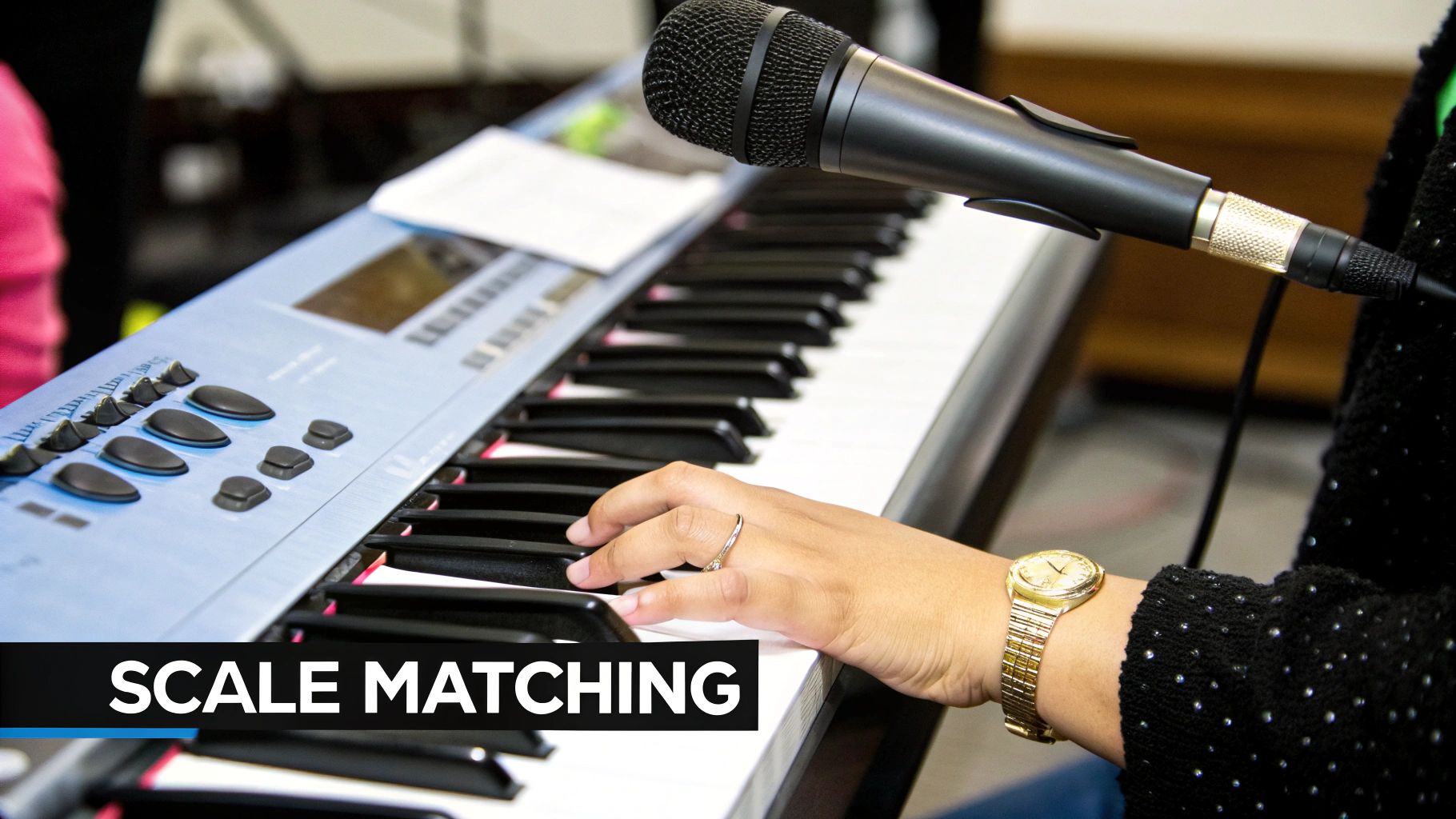 Scale Matching with Piano