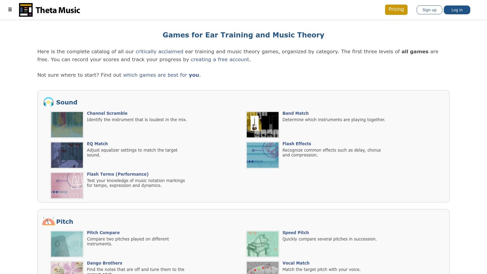 Theta Music Trainer