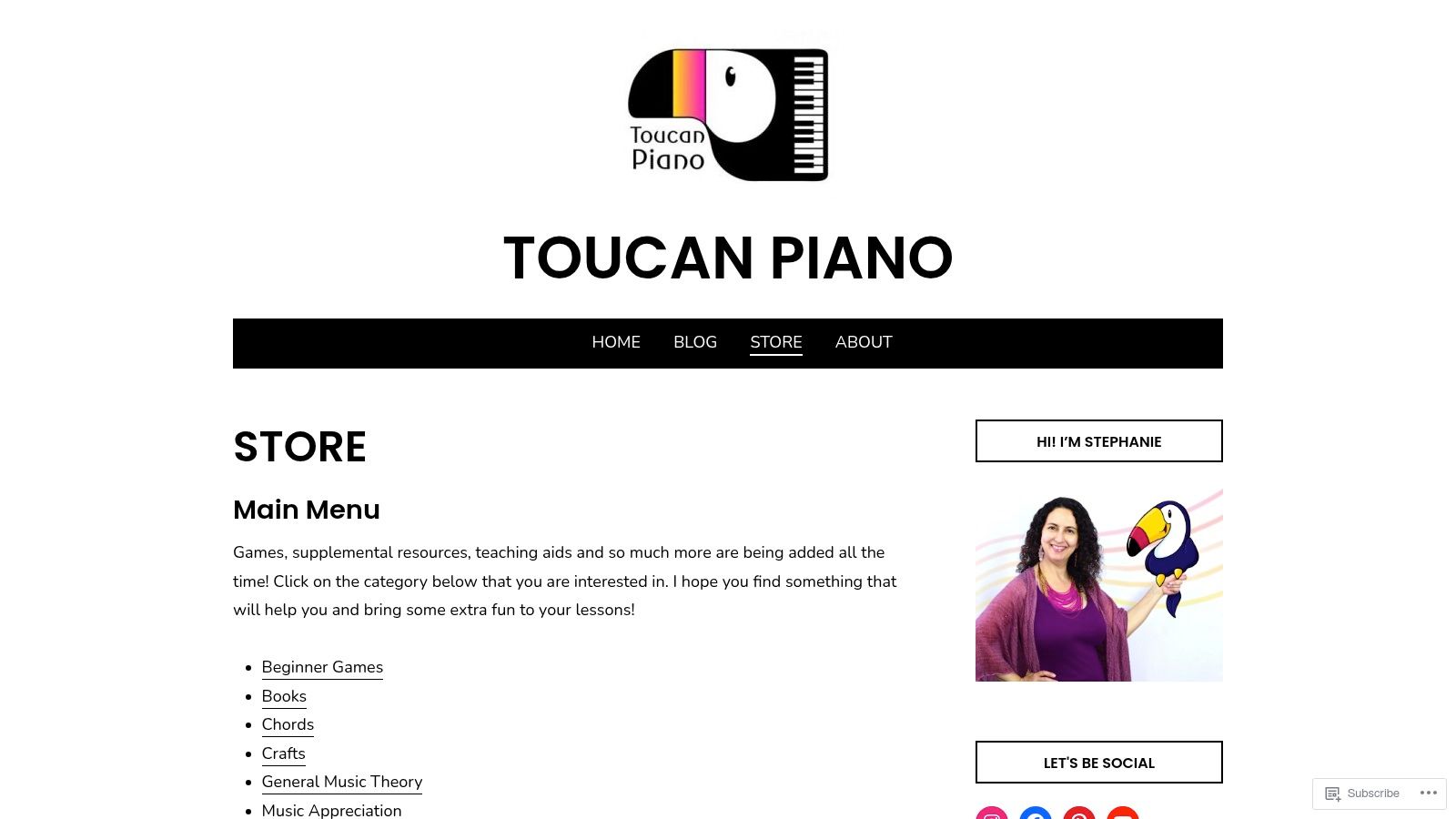 Toucan Piano