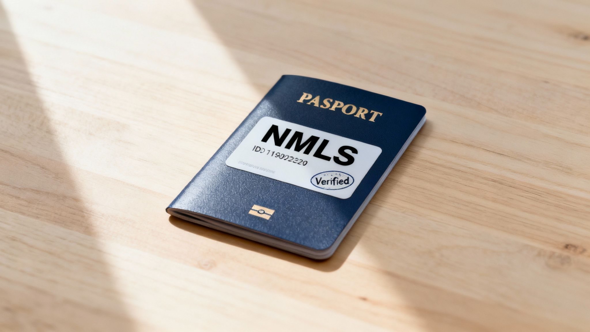 A mortgage loan originator smiles confidently while showing a client a document, symbolizing trust and professionalism.