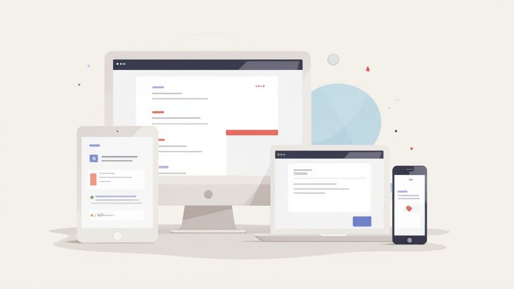 A sleek, modern navbar component with interactive elements.