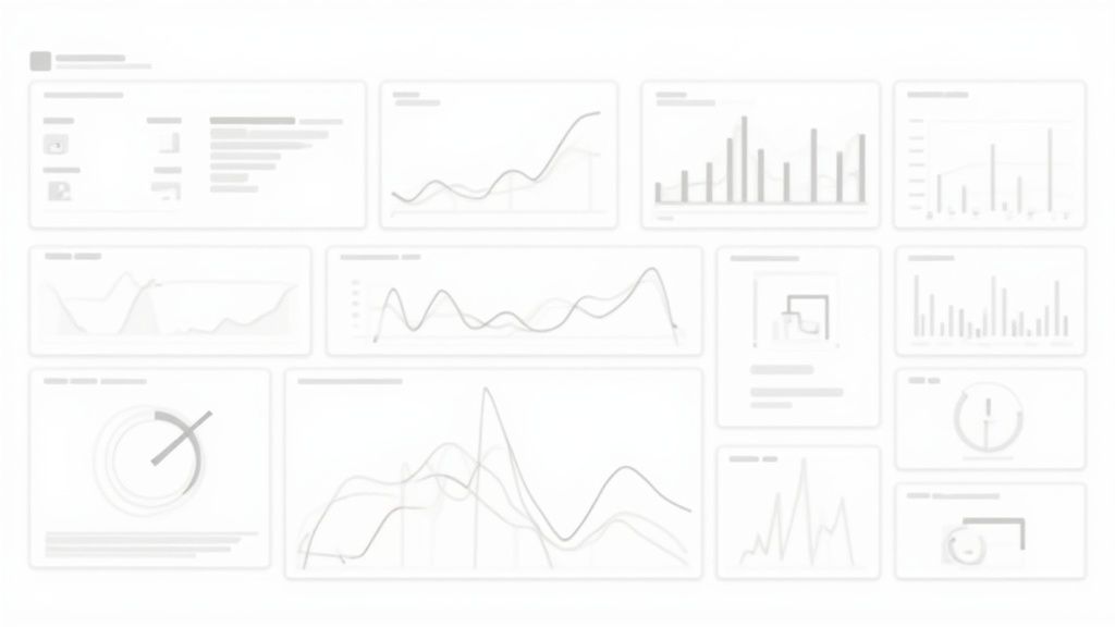 Dashboard with a clear visual hierarchy and layout