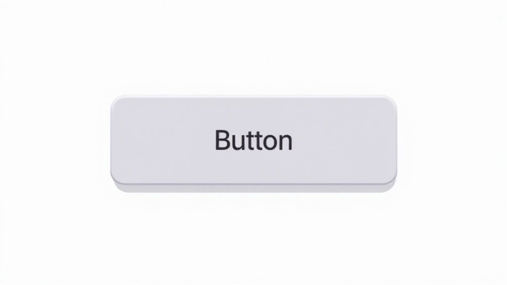 A stylized Tailwind CSS button with a gradient background and a subtle shadow, representing a polished final product.