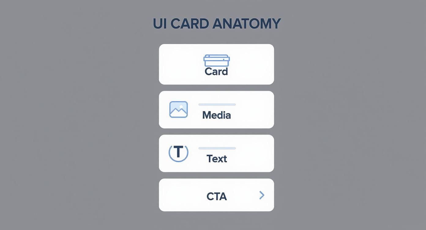 Infographic about ui card design