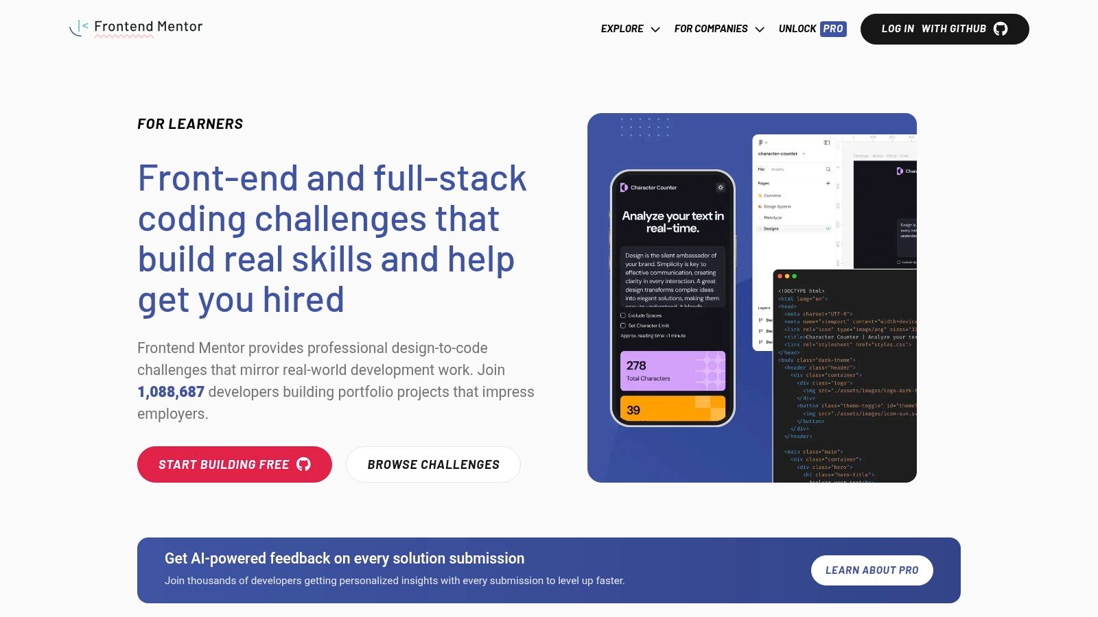 Frontend Mentor
