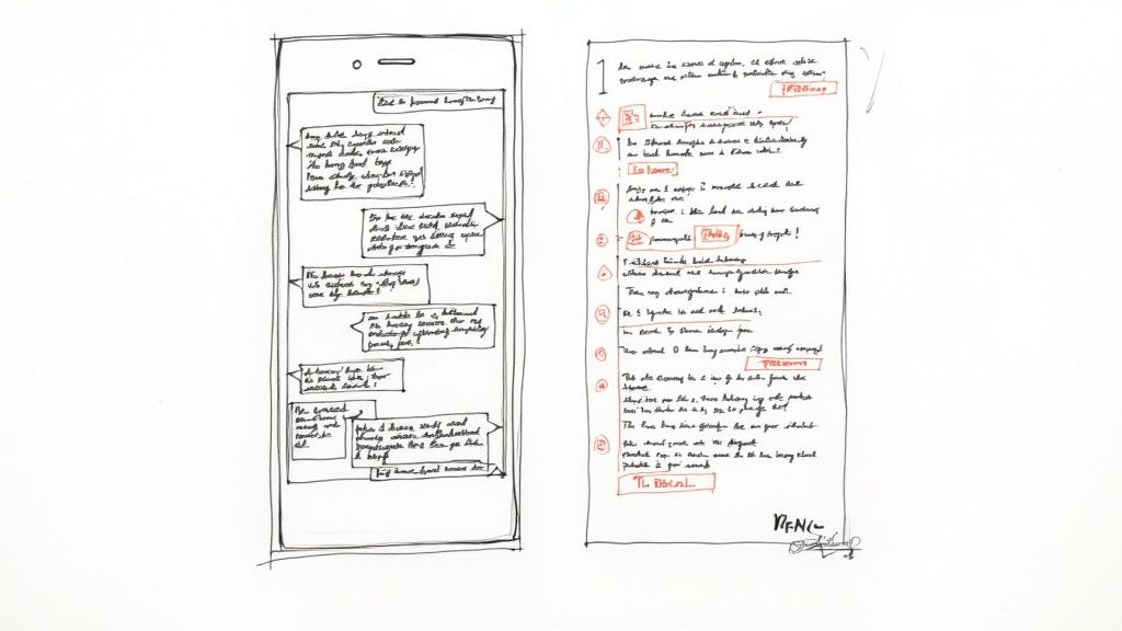 A person's hands typing on a modern laptop, with social media icons subtly reflected on the screen.