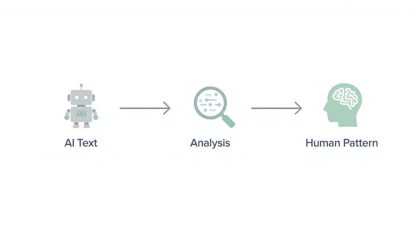 Infographic about how to bypass ai detection