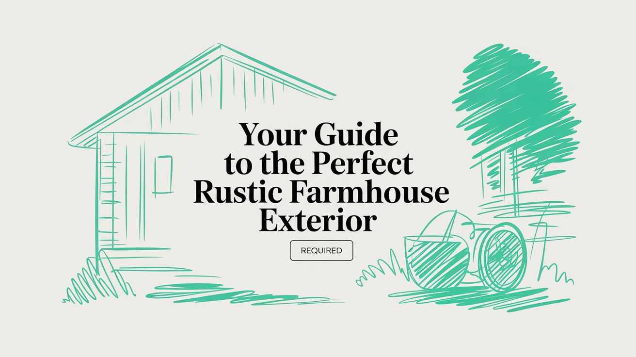 Your Guide to the Perfect Rustic Farmhouse Exterior
