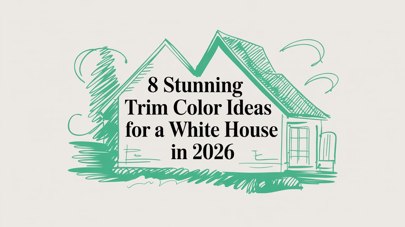 8 Stunning Trim Color Ideas for a White House in 2026