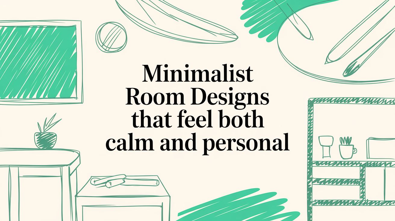 Your Guide to Minimalist Room Designs That Feel Calm and Personal