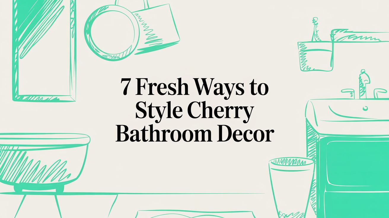 7 Fresh Ways to Style Cherry Bathroom Decor
