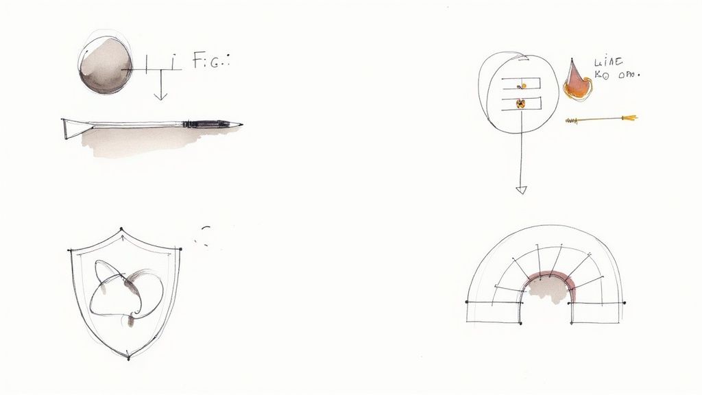 A person using various digital tools on a computer to edit and improve a document.