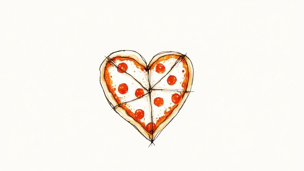I love pizza.