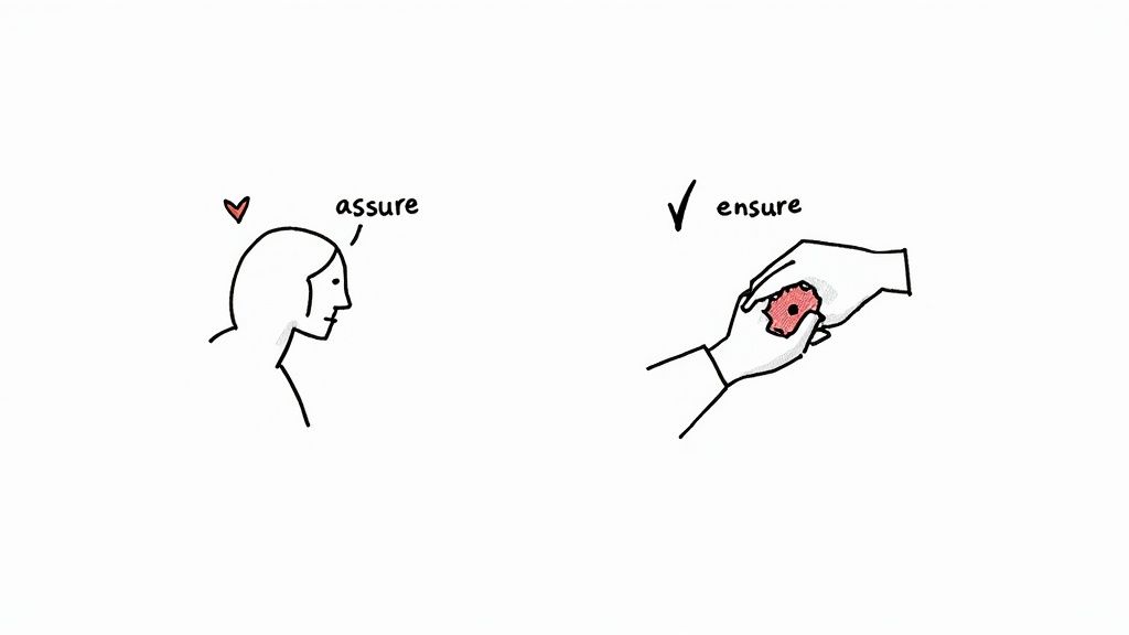 A project manager reassuring their team during a meeting