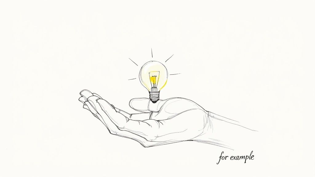 Exemplification and Illustration Transitional Words and Phrases