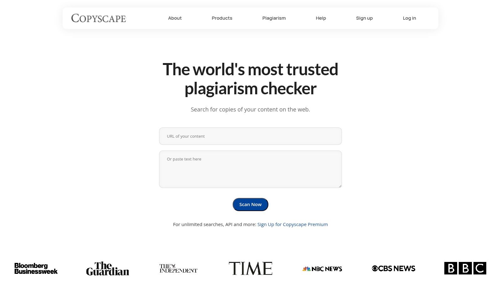 Copyscape — Free and Premium