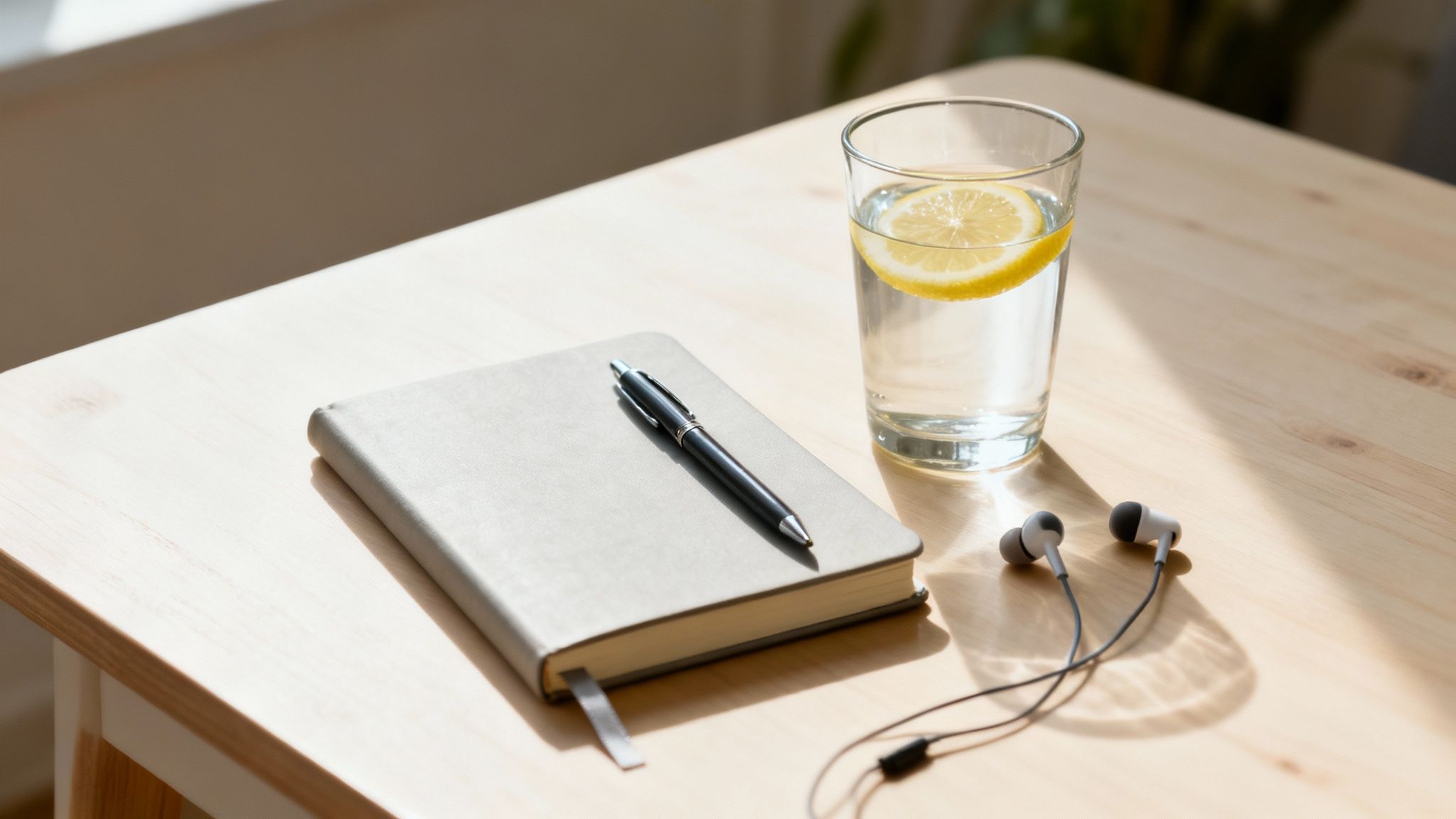 A person using a toolkit on a workbench, symbolizing the practical strategies for managing cravings.