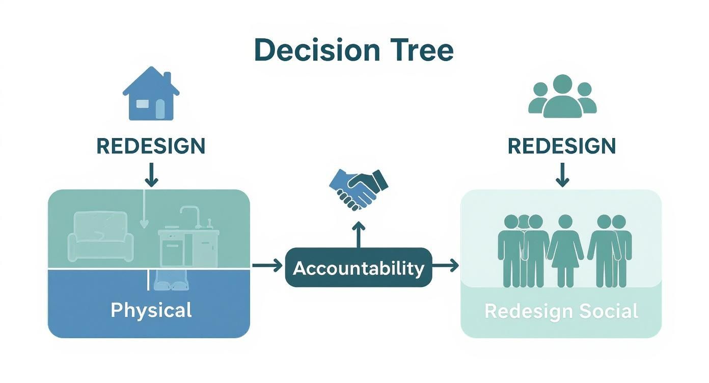 Infographic about how to break unhealthy habits